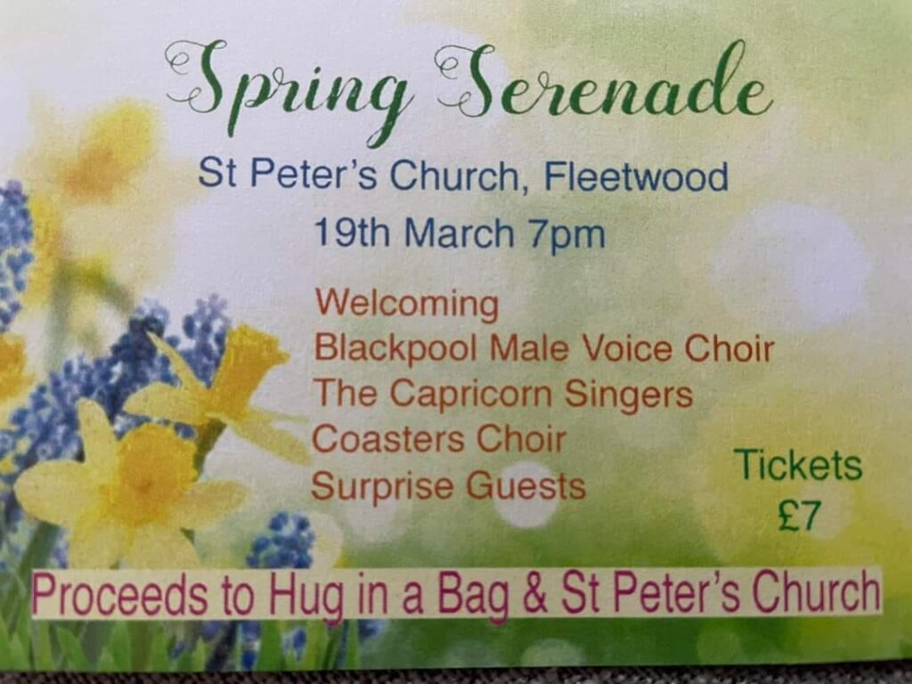 Spring Serenade on behalf of Hug in a Bag and St Peters Church