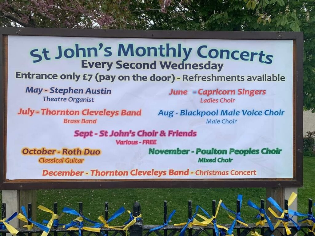 Concert, St John The Evangelist Church, Thornton
