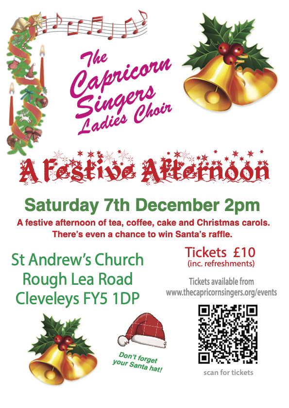 Saturday 7th December 2024 – A Festive Afternoon